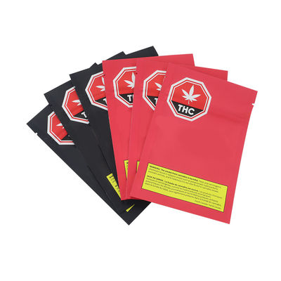 Kinderwaardig Zipper Geurbestendige Stand Up Mylar Pocket Bag
