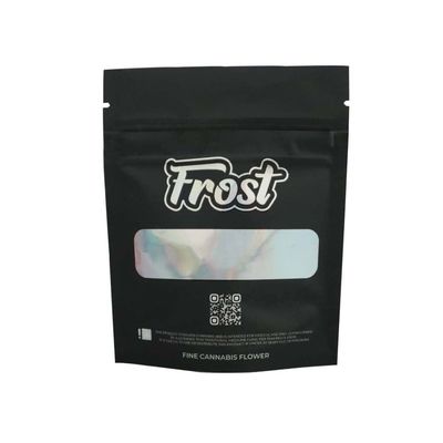 Aanpasbare Matte Zwarte Kinderwaardig Mylar Pockets met Doorzichtig Raam