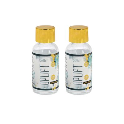 1oz 30ml Geurlekdichte luchtdichte heldere ronde Boston glazen fles met zwarte schroefdop voor etherische olie, vloeibare medicijnen, vloeistof