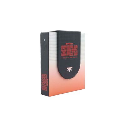 7 Pack Child Resistant Packaging Custom Pre Roll Magnetic Paper Box with Match Section