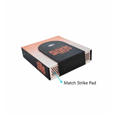 Magnetische kinderbestendige papier voorroldoos met luciferruimte voor voorgewalste kegels Aanpasbare kleur en grootte